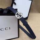Gucci原版 牛皮搭配原单水晶 双G扣头 彰显超凡品味 顶级精品