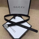 Gucci原版 牛皮搭配原单水晶 双G扣头 彰显超凡品味 顶级精品