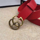 Gucci 原版牛皮 仿古铜蛇 金属腰带扣 顶级精品