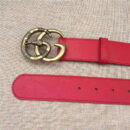Gucci 原版牛皮 仿古铜蛇 金属腰带扣 顶级精品