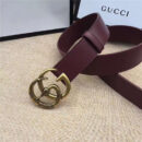 Gucci 原版牛皮 仿古铜蛇 金属腰带扣 顶级精品