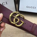 Gucci 原版牛皮 仿古铜蛇 金属腰带扣 顶级精品
