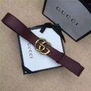 Gucci 原版牛皮 仿古铜蛇 金属腰带扣 顶级精品