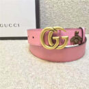 GUCCI 小蜜蜂 古奇2017新款 平纹头层牛皮 仿古金属小蜜蜂 粉色