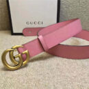 GUCCI 小蜜蜂 古奇2017新款 平纹头层牛皮 仿古金属小蜜蜂 粉色