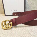 GUCCI 小蜜蜂 古奇2017新款 平纹头层牛皮 仿古金属小蜜蜂 枣红