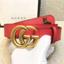 GUCCI 小蜜蜂 古奇2017新款 平纹头层牛皮 仿古金属小蜜蜂 红色