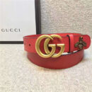 GUCCI 小蜜蜂 古奇2017新款 平纹头层牛皮 仿古金属小蜜蜂 红色