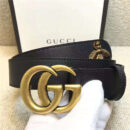 GUCCI 小蜜蜂 古奇2017新款 平纹头层牛皮 仿古金属小蜜蜂 黑色