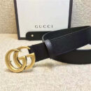 GUCCI 小蜜蜂 古奇2017新款 平纹头层牛皮 仿古金属小蜜蜂 黑色
