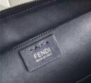 FENDI 柔软小牛皮购物包 彩色毛边 软羊革衬里 黑色