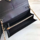 Fendi 芬迪 0252 小牛皮 大号长款皮夹 金属环 可拆卸链条肩带