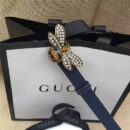 Gucci 玛格丽特皇后系列 蜜蜂装饰玻璃珠 彩色水晶