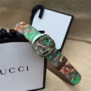 古驰 Gucci 2017新品上市 标志性双G Caleido印花 进口人造革