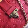 M43393 LV SAINT SULPICE 小号手袋 LV全皮女包 LV女士单肩斜挎包 红色