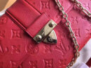 M43393 LV SAINT SULPICE 小号手袋 LV全皮女包 LV女士单肩斜挎包 红色