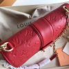 M43393 LV SAINT SULPICE 小号手袋 LV全皮女包 LV女士单肩斜挎包 红色