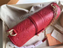 M43393 LV SAINT SULPICE 小号手袋 LV全皮女包 LV女士单肩斜挎包 红色