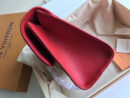 M43393 LV SAINT SULPICE 小号手袋 LV全皮女包 LV女士单肩斜挎包 红色