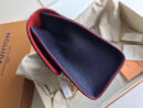 M43394 LV SAINT SULPICE 小号手袋 LV全皮女包 LV女士单肩斜挎包 胭脂蓝