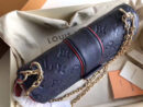 M43394 LV SAINT SULPICE 小号手袋 LV全皮女包 LV女士单肩斜挎包 胭脂蓝