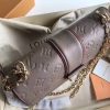 M43395 LV SAINT SULPICE 小号手袋 LV全皮女包 LV女士单肩斜挎包 灰色