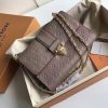 M43395 LV SAINT SULPICE 小号手袋 LV全皮女包 LV女士单肩斜挎包 灰色