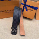 Louis vuitton 路易威登皮带 LV腰带 海外原单货 手工缝线 枪色扣