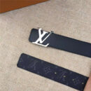 M9043U LV Initiales 双面腰带 LV皮带 LV男士腰带 黑色银扣