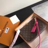 M44053 LV LORETTE 手袋 LV2017新款拼色肩带经典老花 LV女士单肩斜挎包