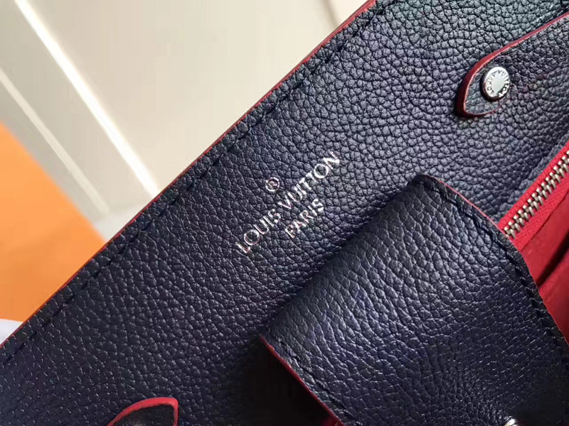 M54681 LV Lockme Bucket 手袋 LV水桶包 LV全皮单肩斜挎包 蓝色