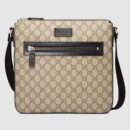 406374 Gucci GG Supreme高级人造革邮差包 Gucci男士单肩斜挎包 Gucci男包