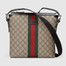 387111 Gucci 织带 GG Supreme高级邮差包 Gucci男包 Gucci单肩斜挎包