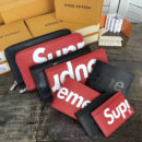 M60305 LV Supreme 联名系列Zippy Organizer 拉链钱夹 LV钱包全开 黑色