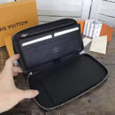 M60305 LV Supreme 联名系列Zippy Organizer 拉链钱夹 LV钱包全开 黑色