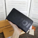 M60305 LV Supreme 联名系列Zippy Organizer 拉链钱夹 LV钱包全开 黑色