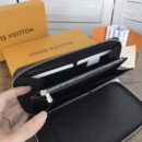 M60305 LV Supreme 联名系列Zippy Organizer 拉链钱夹 LV钱包全开 黑色