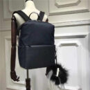 Fendi 芬迪新款 尼龙拼皮 BAG BUGS眼睛图案 双肩背包 藏蓝色
