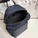 Fendi 芬迪新款 尼龙拼皮 BAG BUGS眼睛图案 双肩背包 藏蓝色