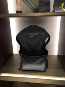 Fendi 芬迪新款 尼龙拼皮 BAG BUGS眼睛图案 双肩背包 黑色