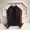 Fendi 芬迪新款 尼龙拼皮 BAG BUGS眼睛图案 双肩背包 酒红色