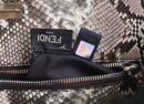FENDI 芬迪女包 皮革 罗马手提单肩包手提包 黑色