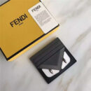 FENDI 芬迪 小怪兽眼睛 2JOURS 罗马牛皮卡片夹 黑色
