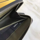 Fendi 芬迪 0233SL9 黑色皮质配金属装饰ELITE皮夹 长款拉链钱夹 黑色