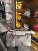Fendi 芬迪 2017新款 By The way Mini 刺绣女士手提挎包 白色