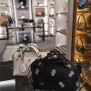 Fendi 芬迪 2017新款 By The way Mini 刺绣女士手提挎包 黑色