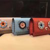 Fendi 2017新款 Tube Faces 小牛皮 俏皮链条包手拿包 西瓜红