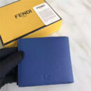 FENDI 芬迪 2017新款 face 小牛皮折叠皮夹 蓝色