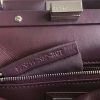 2590 FENDI 芬迪 软羊皮革手提包 两个内袋 金属配件 紫红色