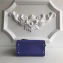 279 FENDI 芬迪 迷你柔软小牛皮 购物包 彩色毛边 软羊革衬里 紫蓝色